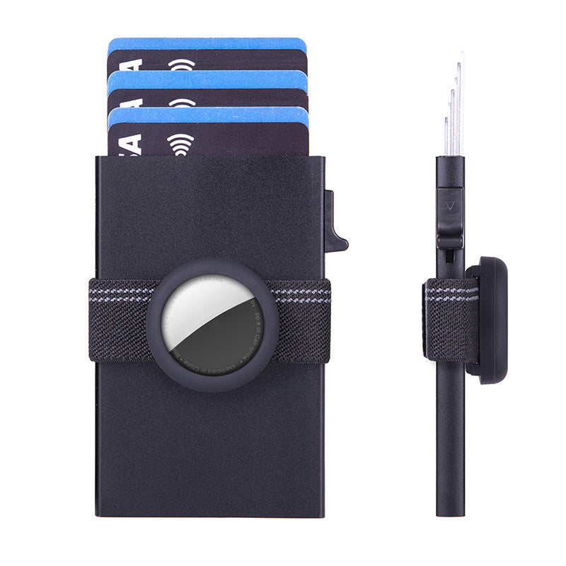 Card bag Men's ID space Storage bag Large capacity Card space Women's men's new bank card clip bag Card box