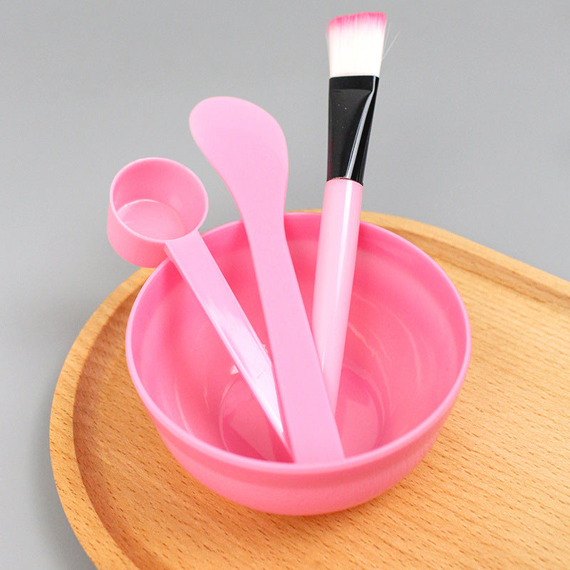 Wholesale beauty supplies: plastic mask mixing bowl, mask brush, and makeup brush set for diy sheet masks