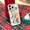 Ice cream bear iphone 17 air glitter diamond star phone case, apple 16 pro diamond-studded protective cover, 15