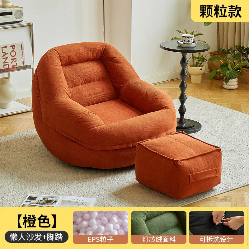 Factory direct hair can lie down and sleep lazy small sofa tatami human dog house balcony lounge chair casual decompression bean bag
