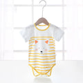 Baby short-sleeved romper, summer thin romper, triangle romper, newborn summer pajamas, baby onesie