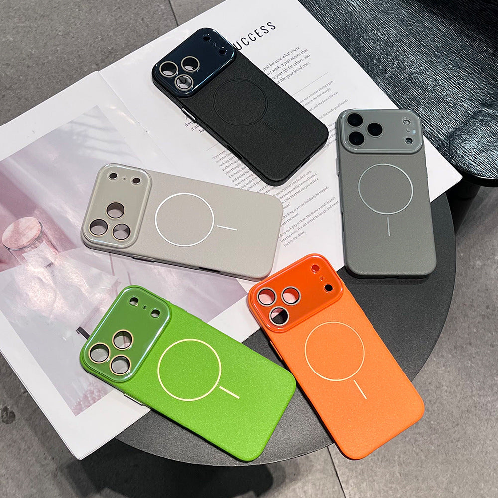 Suitable for apple 17promax magnetic phone case supports iphone16plus protective cover 15 magnetic phone case
