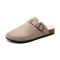 Fleece-lined boken shoes for women 2025new arrivalwinter outdoor heattech fur shoes thick solenon-slip toe cotton slippers wholesale