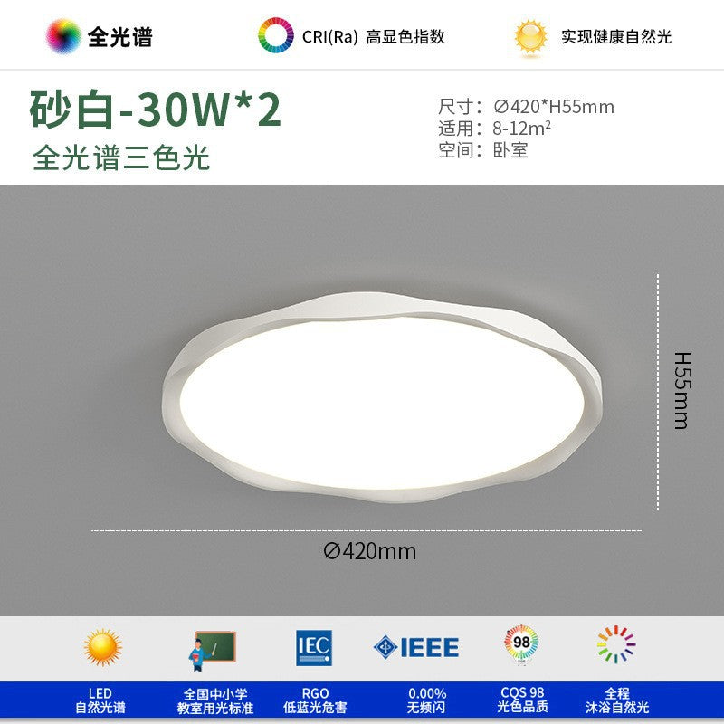 Full Spectrum Minimalist Living Room Light Modern Simple Atmosphere Bedroom Ceiling Light Bauhinia Eye Protection Main Light Zhongshan Lighting