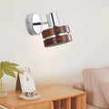 Nordic style solid wood iron led retro wall lamp 3-5㎡ bedroom and living room essential wall lamp