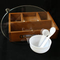 Beauty mask tool set: pvc mixing tray, mask bowl, mixing spatula, measuring spoon, seaweed mold - multifunctional combo