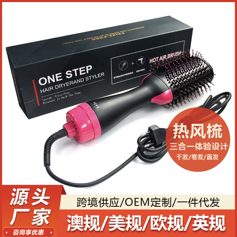 high-power roll and straight dual-purpose splint hair straightener stainless steel two-in-one hair straightener for home