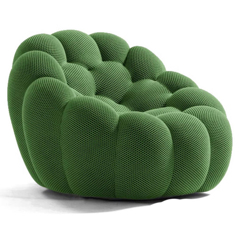 Modern minimalist bubble sofa - designer fabric, trending online, creative football art, curved sofa for home living room