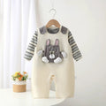 Autumsuit clothes overalls jumpsuit baby cute new arrival cartoon super cute spring & falltwo-piece set trendy