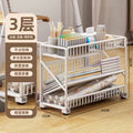 Classroom movable desktop bookshelf student textbook organizer floor storage rack children's home small bookshelf