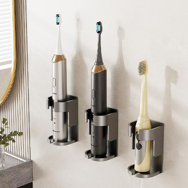 Electric toothbrush shelf Wall hanging No punching Toothbrush hanger Storage rack Bathroom shelf Toothware bracket Base
