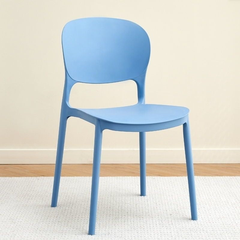 Plastic chair thickened backrest dining chair dining table for homeaccessible luxuryclassy sense negotiation stool stackable catering commercial