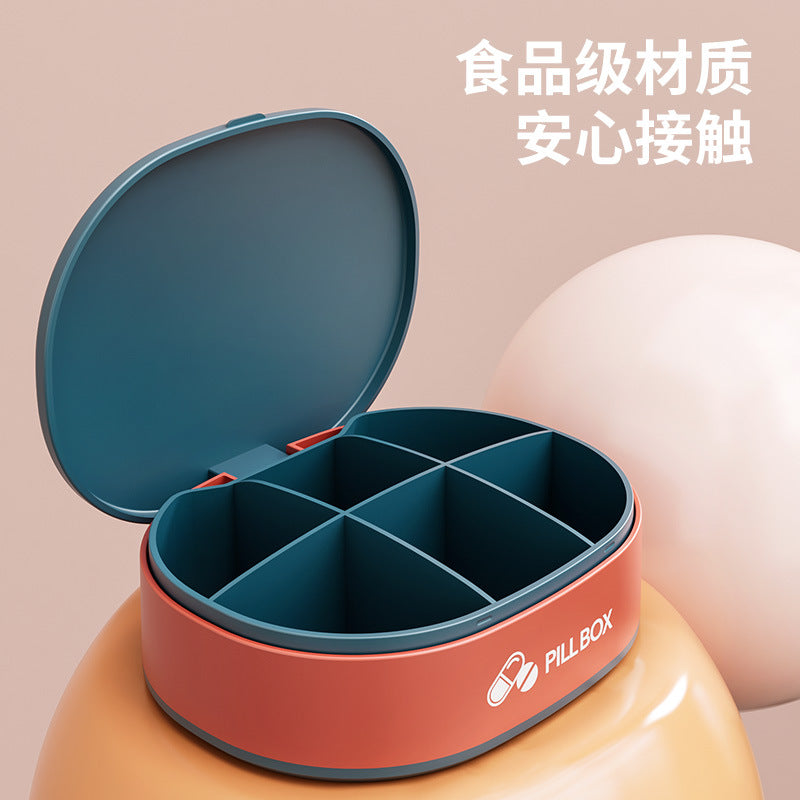 Medicine box Portable and sealed large-capacity plastic packing box Portable tablet storage box Sorting travel small medicine box