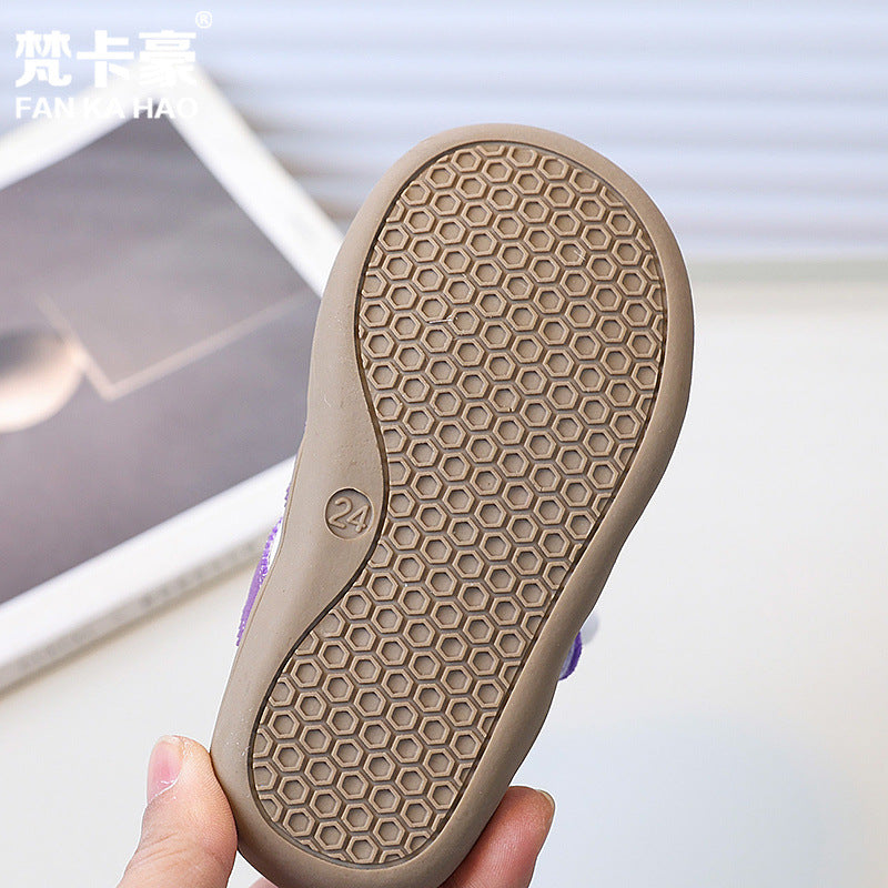 Fanka haoyang cute cartoon kuromi easiest for match german training shoes  spring & fall new arrivalgirlfashion sneakers