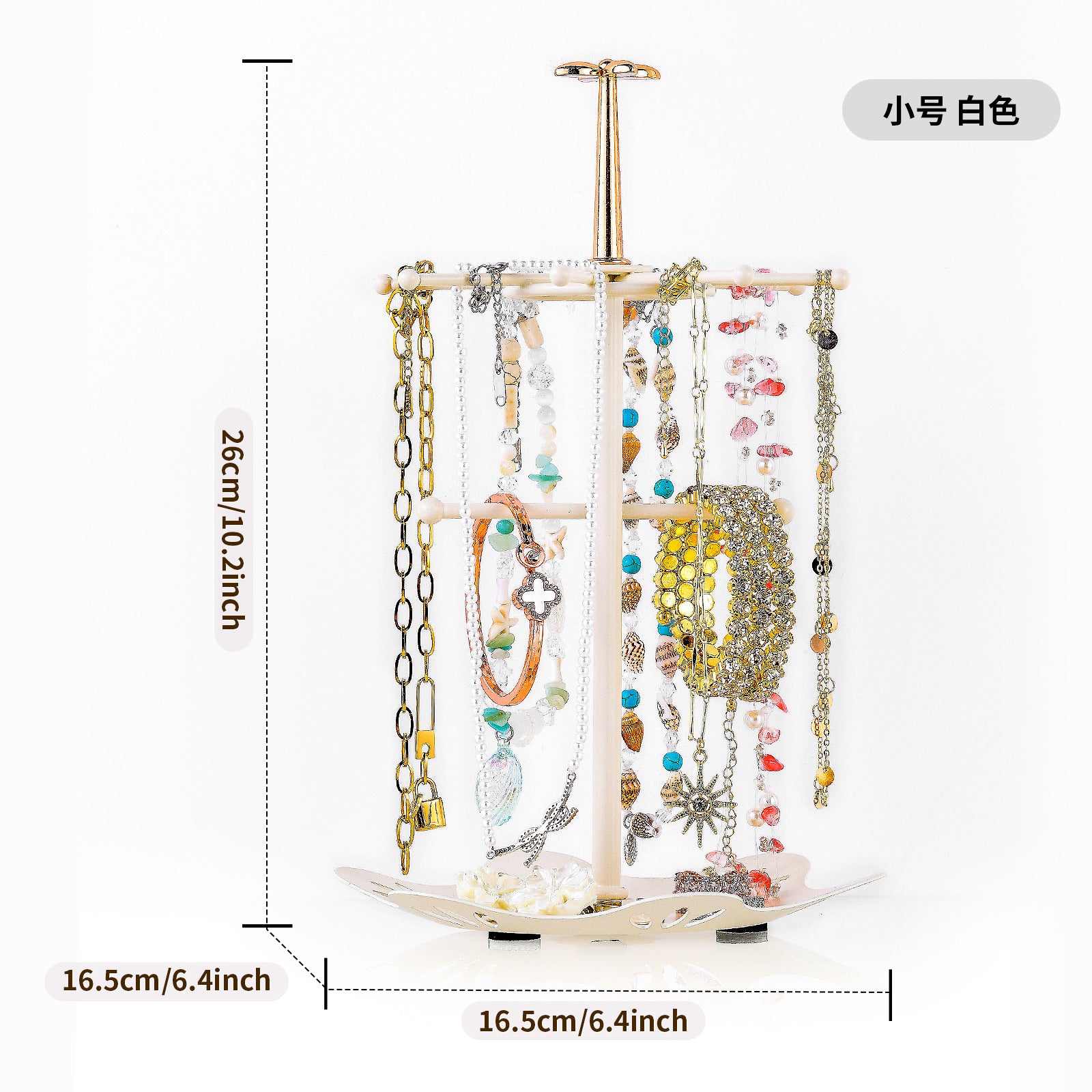 Nordic style necklace jewelry display stand porch metal key rack dresser earrings jewelry storage hanger