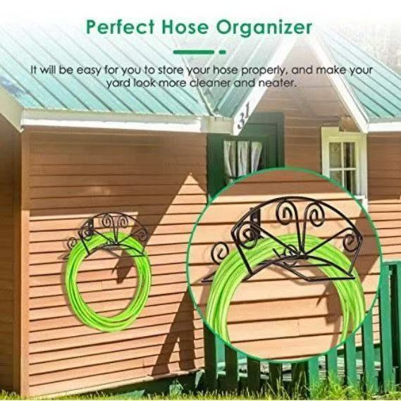 Wrought iron garden retro factory direct sales water pipe rack wall hanging gardening rack storage european style wall decoration