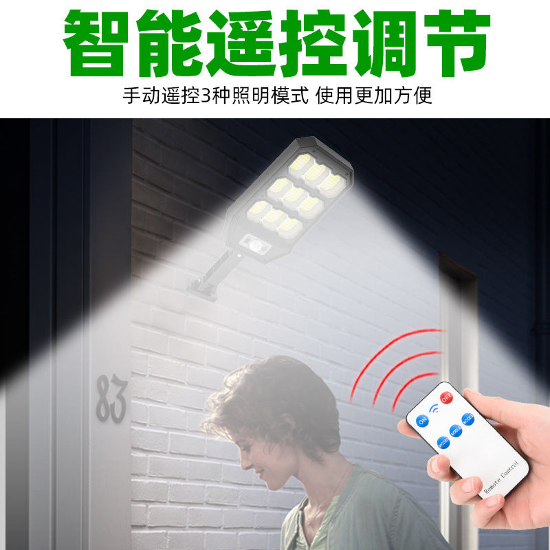 Cross-border new solar street lights, outdoor human body induction wall lights, courtyard wall road lighting LED small street lights