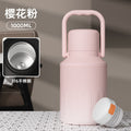316 stainless steel thermos cup portable carrying kettle large capacity women's cup outdoor good-looking double drinking handle kettle