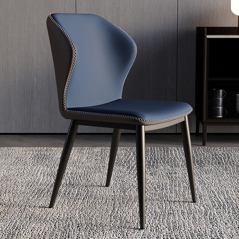Dining chair for homecasualnordicaccessible luxuryitalian normcorepopular backrest sofa iron restaurant chair dining table chair