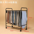 Trouser rack storage handy gadget multifunctional movablefor home wardrobe multi-layer traceless large hanging clothes rack trouser rack storage rack