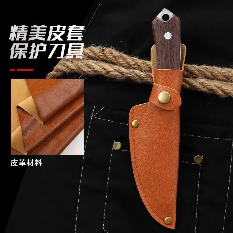 Forged boning knife, special butchering knife, sharp sheep and pig cutting knife, for home vegetable cutting, peeling and eating meat knife