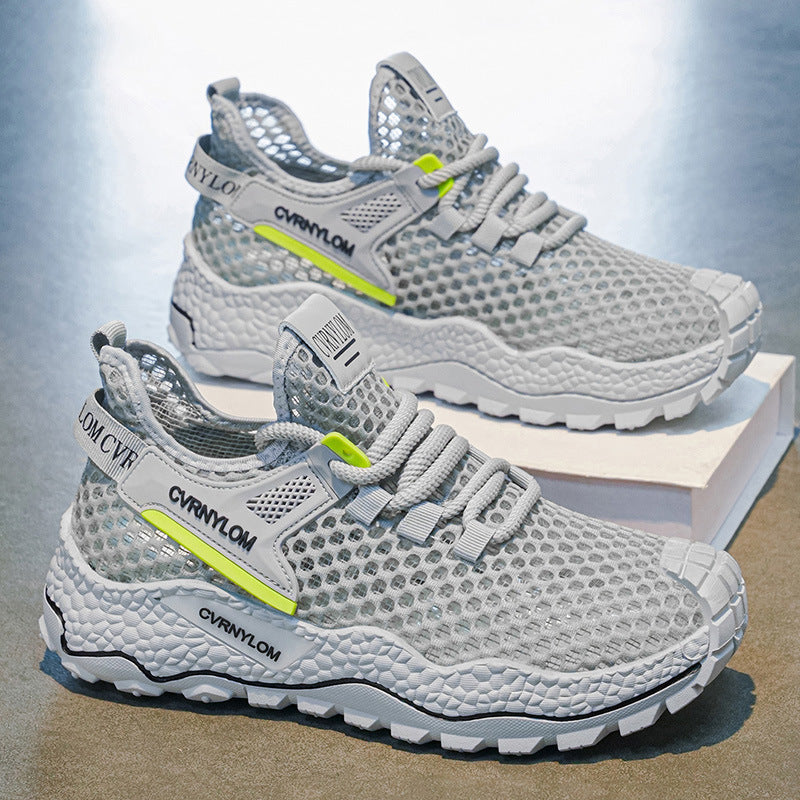 Breathable mesh sneakers - lightweight, comfortable, and thin - 2026 summer new arrival - mesh casual shoes - hollow-out running trendy shoes