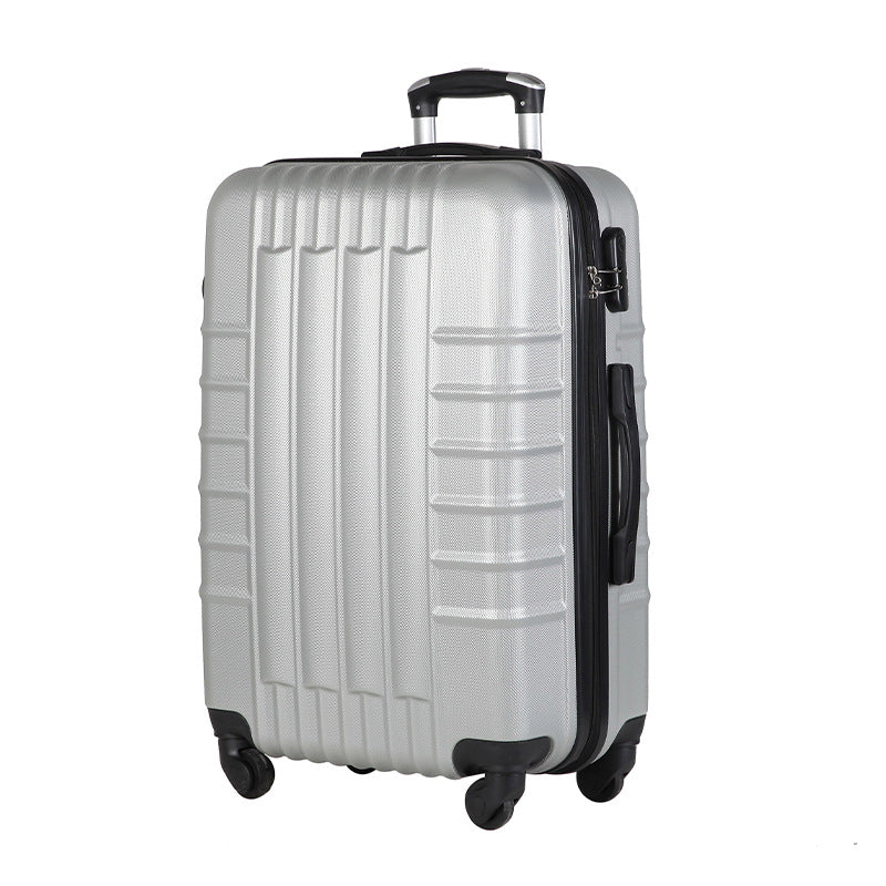 Cross-border ABS business tie rod suitcase 20 inch/24 inch/28 inch three-piece universal wheel password box boarding case