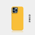 Suitable for iphone16pro liquid silicone mobile phone case new arrival apple 15 large hole all-inclusive 2 pure color protective cover soft