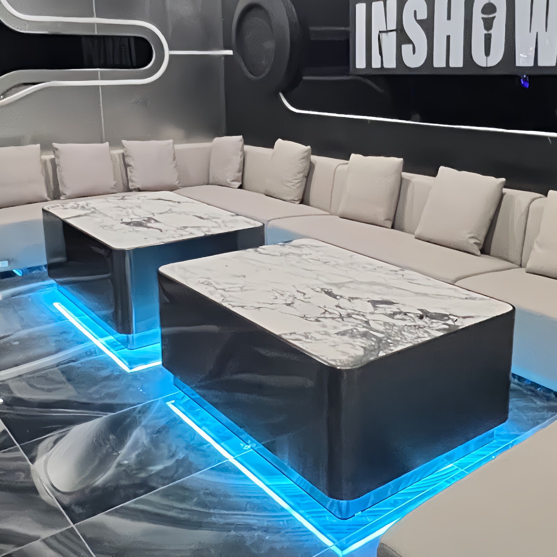 Professional custom ktv abyss luminous coffee table bar club bar counter box special ktv coffee table