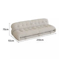 Li scandinavian designer hippo sofa retroaccessible luxury casual lazy cashmere casual single sofa chair solid wood
