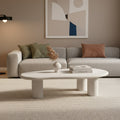 Export modern tea table cashew living room coffee table wabi-sabi style cream style creative simple small apartment coffee table