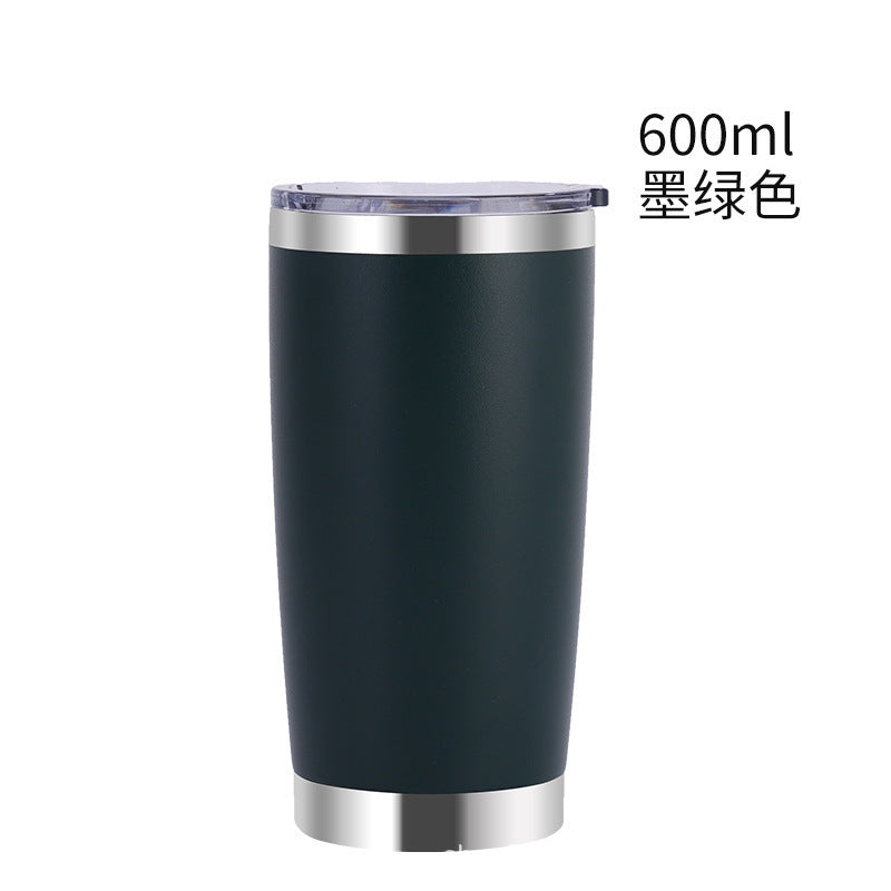 304 stainless steel car cup spray vacuum car ice cup portable double drink cold beer cup wholesale