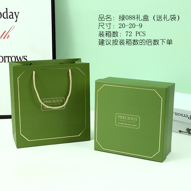 Business Gift Box Blue Gift Box Event Opening Gift Packaging Box Birthday Gift Men's Belt Packaging Box