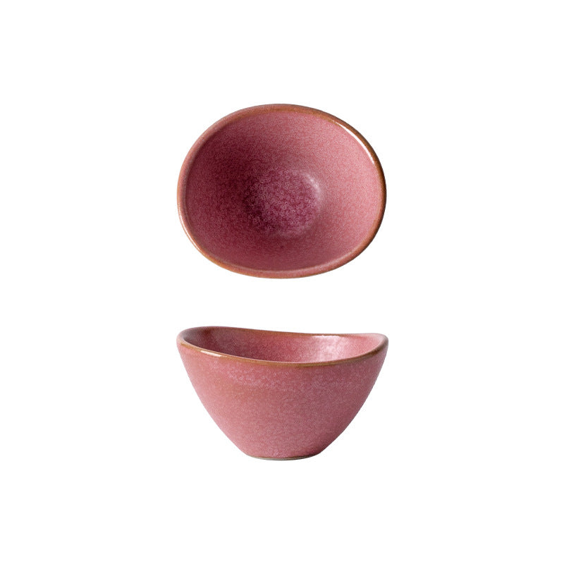 Japanese retro ceramic small dish restaurant for homestylish dipping sauce soy sauce dish hot pot snack seasoning dish vinegar dish
