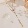 Long cross necklace wholesale fashion cross-border multi-layered pendant light luxury high-end diamond-encrusted clavicle chain for women