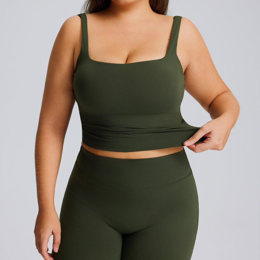 European and american plus size straight-leg yoga outfit set - high elasticity, breathable, quick-drying activewear for women's outdoor running and fitness