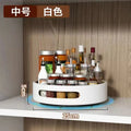 360-degree rotating spice rack - kitchen seasoning organizer, multi-functional condiment storage box and shelf