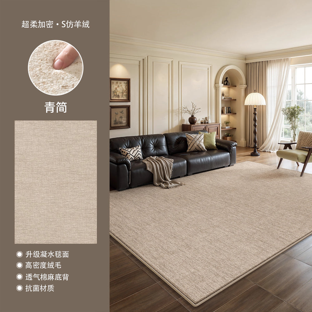 Carpet living room bedroom new arrival no-wash waterproof wipeable warm layout large area full floor medieval style soundproof floor mat