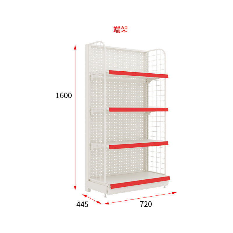 Snack store shelves, hole board, Nakajima double-sided all-iron stationery shelves, pet store shelves, convenience store shelves, supermarkets