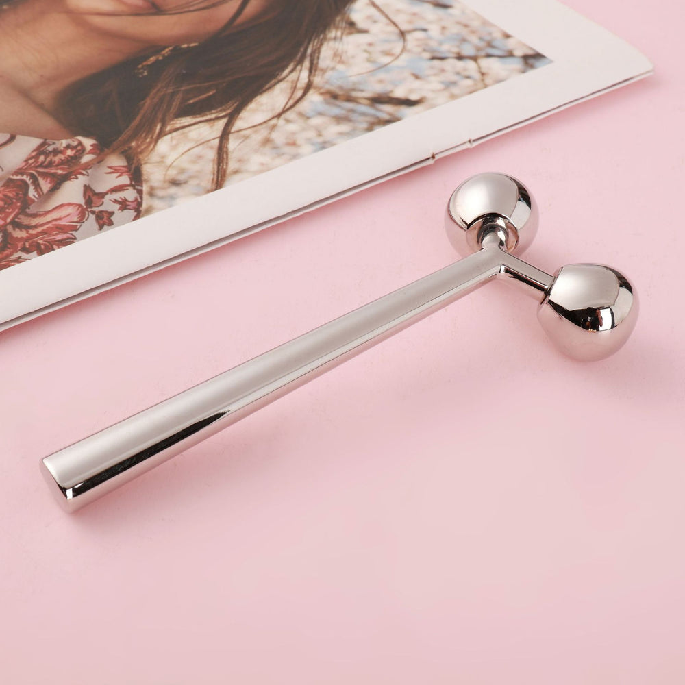 Factory direct zinc alloy roller massager - manual facial lifting & firming v-line beauty massage tool