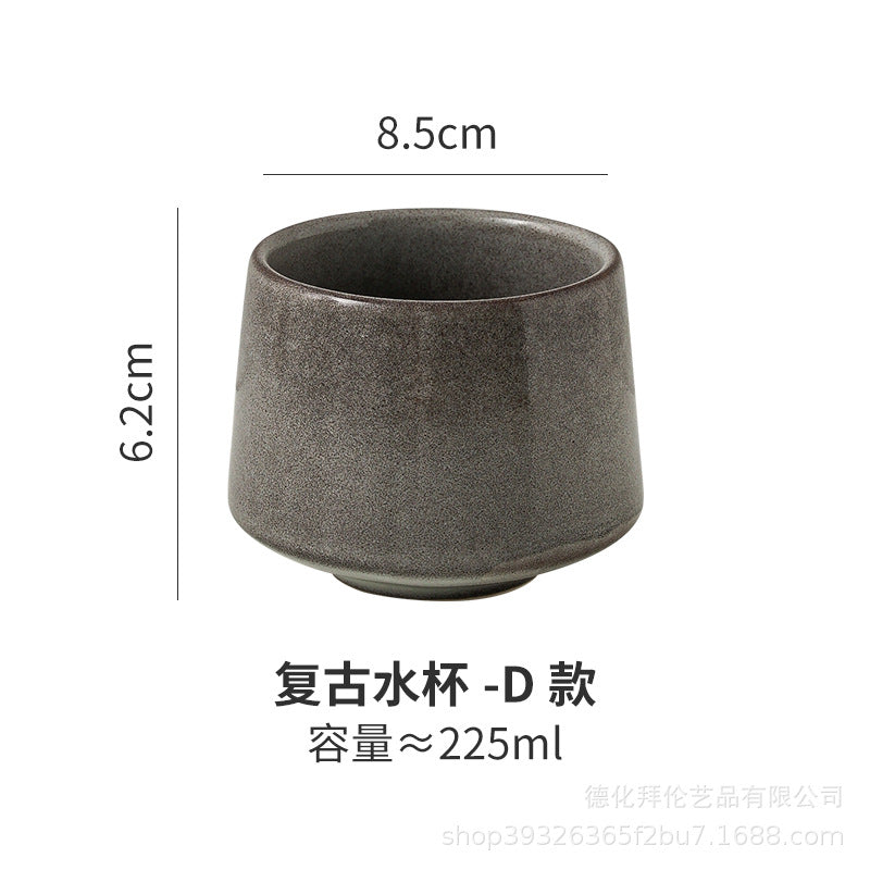 Japanese kiln matcha cup creative large for home tea cup office coffee cup stylish ceramic cup