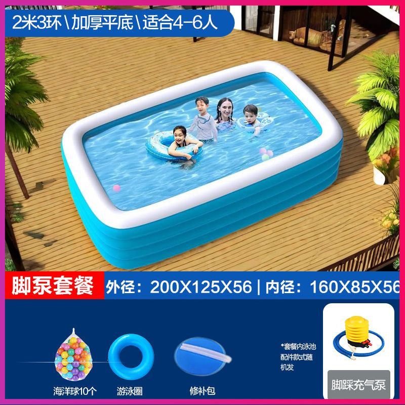 Inflatable swimming pool baby kids indoor swimming pool for home large foldable swimming pool outdoor water pool