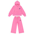 Girls' activewear set - autumn  new arrival: stylish and trendy kids' casual baseball jacket and pants two-piece outfit