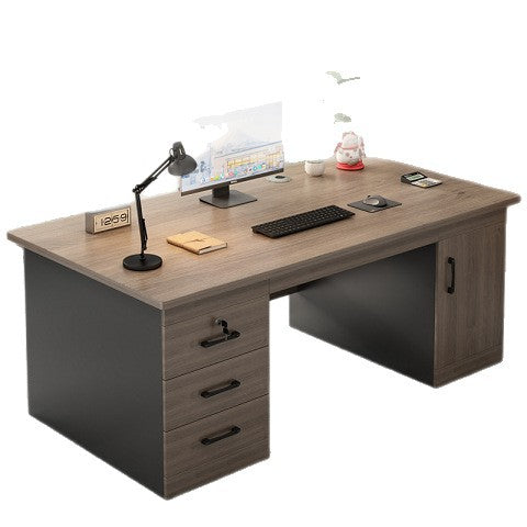 Office desk boss desk casual office with drawers 5 new light luxury staff position computer table