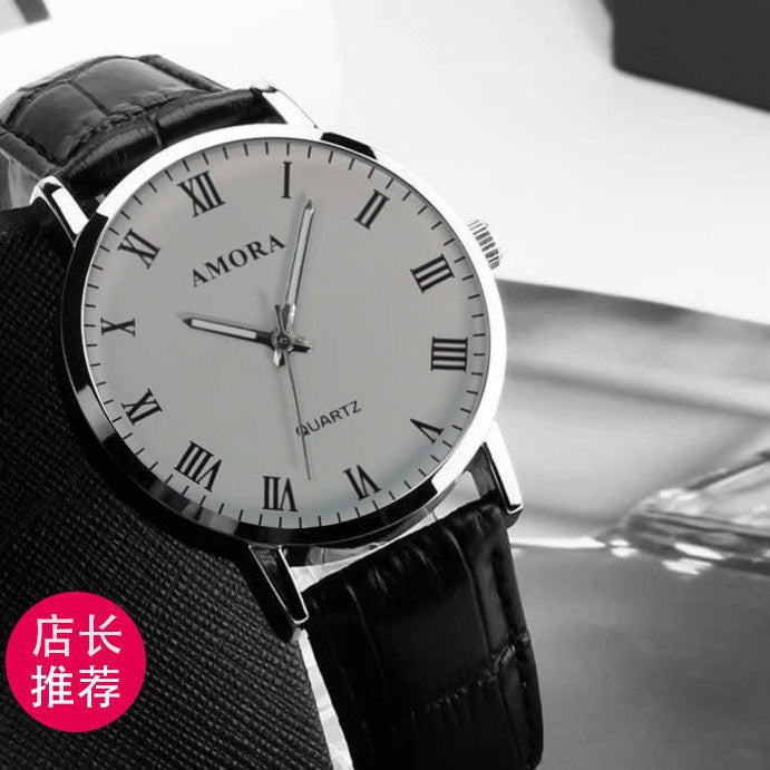 Amora in stock manufacturer direct men's watch gift watch wholesale watch casual steel band quartz watch