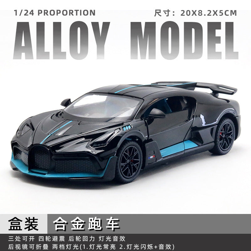 Large jeep wrangler alloy artificial 1:24 model bugatti lambo car kids toy men's gift ornaments