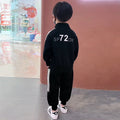 Boys' fall clothing  new arrivals: sporty two-piece sets for spring and autumn – trendy, stylish, and fashionable for kids and babies
