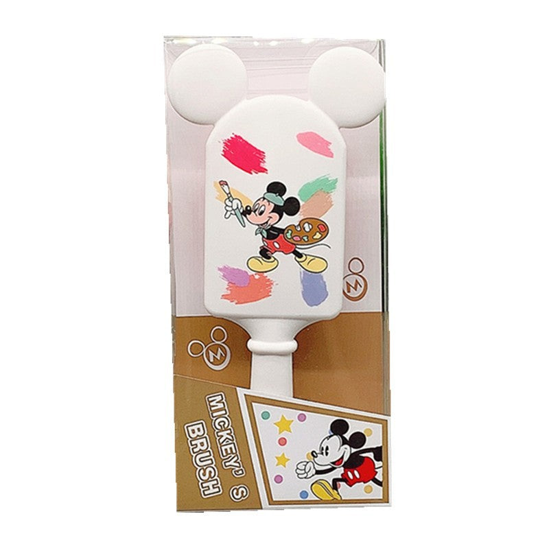 Kids' cartoon air cushion comb - cute bunny design for girls, baby mickey & minnie airbag massage hair brush