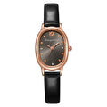 New arrivalelegantretrocasual oval student watch niche style women's watch belt quartz women's watch