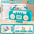 Green multifunctional early education radio + rechargeable battery